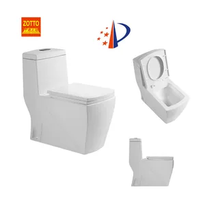 サウジアラビア特許デザイントイレスクエアワンピース便座バスルームウォッシュダウン衛生設備トイレ