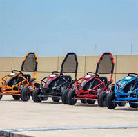 Mini kart électrique QIQU pour enfants et adultes, capacité de charge de 100 kg, pneus tout-terrain de 13 pouces, suspension, buggy tout-terrain