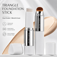 Bâton de fond de teint crème pour le visage, à changement de couleur, détachable, lavable, pour un mélange lisse, en stock, prix de gros, approvisionnement en vrac