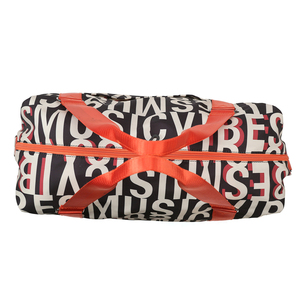 Patrón de letras Impresión personalizada completa Gran capacidad Impermeable Seco Húmedo Weekender <span class=keywords><strong>Duffel</strong></span> Bolsa de viaje para gimnasio con funda para equipaje - Product Image 5