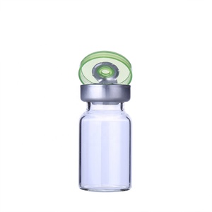 Cổ nhỏ hổ phách rõ ràng <span class=keywords><strong>7ml</strong></span> Chai thủy tinh nhỏ với nắp - Product Image 2