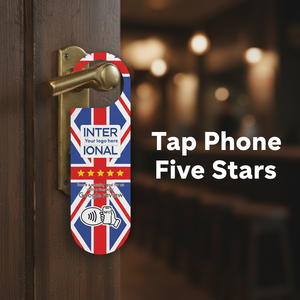 <span class=keywords><strong>Google</strong></span> Review Hotel Etiqueta colgante PVC Smart Tap NFC Código QR Reutilizable Sin contacto RFID NTAG213 No molestar Revisión Sala de pago - Product Image 2