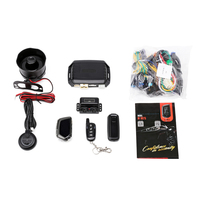 Système d'alarme de sécurité pour voiture à 2 voies avec 1 kit de contrôleurs LCD longue portée