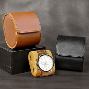 Personalized Luxury PU Leather Handmade Watch Travel Case Custom Laser Engrave Name <b>Romantic</b> <b>Gift</b> Boyfriend <b>Husband</b> Anniversary - Product Image 6