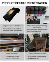 Imprimante UV DTF rouleau à rouleau de 30cm impression par transfert multicolore film AB compatible Epson XP600 F1080 utilisé nouvelle impression UV