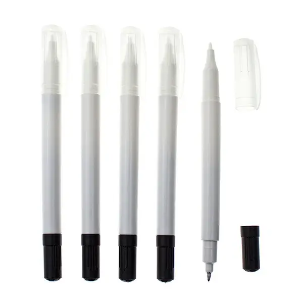 Marcador impermeável não-tóxico, caneta marcador permanente de pontas duplas