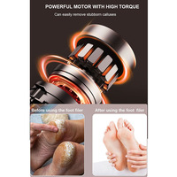 Nouveau Style meuleuse de pied électronique Nano verre pieds callosités outils outil de pédicure électrique avec tampons de ponçage jetables