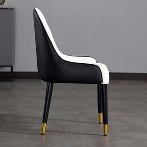 Chaise de salle à manger en velours, chaise de bureau ergonomique de luxe, chaise à bascule en métal pour bébé - Product Image 1