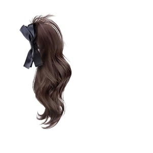 Clip para cola de caballo alta M004, extensión de cabello rizado y esponjoso para mujer, aditivo de volumen, postizo sintético. - Product Image 1