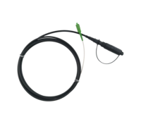 Kabel Drop FTTH Tahan Air IP68 Pra-Konektor |   SC/APC ke OptiTap/Mini SC untuk Afrika untuk Kabel Komunikasi FTTX
