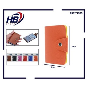 Card Pack 8x10cm Orange <b>Travel</b> <b>Wallet</b> With Snap Closure For Cards And ID Storage - Product Image 1