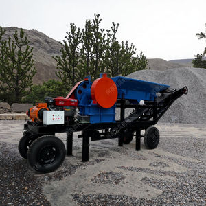 Новая мобильная щековая дробилка PE250x400 для бетона, гранита и кварцевого камня с конвейером, в наличии - Product Image 1