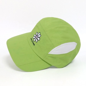 Gorras de Senderismo y Camping para <span class=keywords><strong>Mujer</strong></span> y Niña con Logotipo Bordado de Flores Personalizado, Gorras de 5 Paneles con Visera Curva, Transpirables y de Malla - Product Image 5