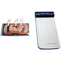 Module de chargeur sans fil rapide Qi 15W, carte PCBA de charge Type C avec bobines, récepteur émetteur PCB pour banque d'alimentation sans fil DIY