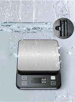 Nouvelle balance de cuisine numérique étanche IP67, dispositif de pesage pour la pâtisserie, fonction tare, comptage des pièces, recharge USB, balance électronique de table