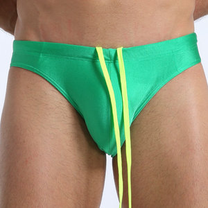 Costume da Bagno Sexy da Uomo Sunny Beach, Slip Morbidi e Confortevoli, Popolare Slip con Lacci, Pantaloncini Traspiranti ad Asciugatura Rapida - Product Image 6