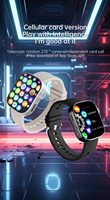 Jam Tangan Pintar MS10 AMOLED 4G Android GPS Navigasi dengan Dukungan Kartu SIM, WIFI, Panggilan Independen, 2+32G, Pelacak Aktivitas