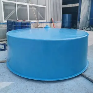 Fiberglas balık tankı üreticisi FRP GRP çerçeve balık tankı FRP yuvarlak ve dikdörtgen Tank