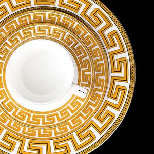 <b>Bone</b> <b>China</b> Tableware <b>Set</b> Modern European-style Glazed Ceramic Bowls and Plates High-end Hotel 11 Gift Box Processing Spot - Product Image 2