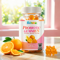 Gummies probiotiques 100% naturels enrichies en vitamines, complément alimentaire de santé, marque privée OEM