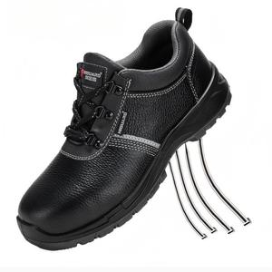 Zapatos de Seguridad de Caña Alta con Estándar Europeo para Todo Clima - <span class=keywords><strong>Botas</strong></span> de Trabajo para Hombre de Cuero Vacuno con Puntera de Acero, Antiestáticas y Anti-Impactos para Construcción - Product Image 6