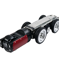 Robot de Inspección de Tuberías CCTV con Motor de Alto Torque, Capacidad de Arrastre de Cable de hasta 150 m, para Tuberías de Refinerías Petroquímicas