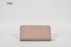 Portefeuille long zippé décontracté pour femme, style color block en similicuir, porte-cartes multi-compartiments avec boucle fer à cheval - Product Image 2