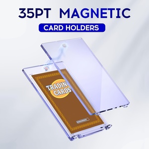ซองใส่การ์ดสะสมแม่เหล็ก SKYJOY 50 ชิ้น 35PT แบบ One Touch วัสดุ PVC คุณภาพพรีเมียม ป้องกันรังสียูวี ไม่มีฝาปิด ขนาด 3x4 นิ้ว สำหรับการ์ดเบสบอล - Product Image 4