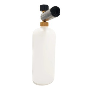 <span class=keywords><strong>Canon</strong></span> à mousse en laiton pour nettoyeur haute pression, raccord rapide 1/4, bouteille 1L, épaisseur de mousse réglable pour le detailing automobile - Product Image 3