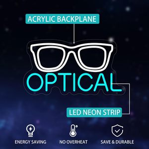 Enseignes lumineuses LED néon optiques, dimmables, alimentées par USB, lumière d'ambiance, décoration de vitrine, lumière indicatrice de rue, personnalisées 5V - Product Image 1