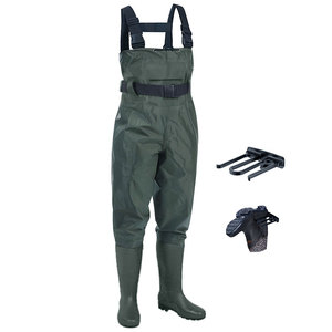 Offre Spéciale sécurité unisexe imperméable épaissi extérieur antidérapant vêtements <span class=keywords><strong>de</strong></span> travail salopette <span class=keywords><strong>de</strong></span> chasse cuissardes <span class=keywords><strong>de</strong></span> pêche avec bottes - Product Image 1