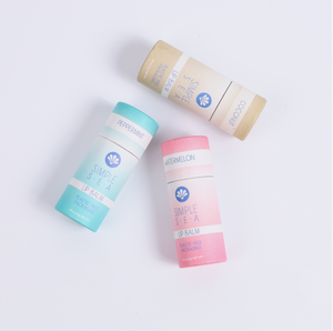 หลอดกระดาษแข็งรีไซเคิลแบบไม่มีแบรนด์สำหรับบรรจุภัณฑ์ลิปบาล์ม ลิปสติก และผลิตภัณฑ์ระงับกลิ่นกาย ปราศจากพลาสติก เป็นมิตรต่อสิ่งแวดล้อม - Product Image 3