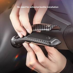 Kits interiores refrescados Y/3 <span class=keywords><strong>para</strong></span> Tesla, cubierta <span class=keywords><strong>de</strong></span> cambio <span class=keywords><strong>de</strong></span> marchas modificada, <span class=keywords><strong>Protector</strong></span> <span class=keywords><strong>de</strong></span> limpiaparabrisas <span class=keywords><strong>para</strong></span> manillar, accesorios ABS, decoración <span class=keywords><strong>de</strong></span> artículos <span class=keywords><strong>de</strong></span> coche - Product Image 3