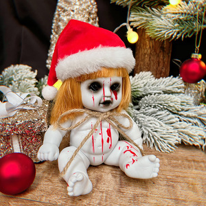 Poupée zombie reborn d'horreur pour Noël et Halloween, accessoires de décoration, vente en gros - Product Image 2