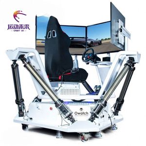 Simulateur de course automobile VR haute performance à six axes et trois écrans avec VR 9D pour parcs VR éducatifs intérieurs/extérieurs à domicile - Product Image 6