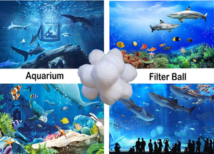 Muestra Gratuita <span class=keywords><strong>de</strong></span> Bolas Filtrantes para Piscina <span class=keywords><strong>de</strong></span> 50 mm, Blancas, 100% Poliéster, Bolas Filtrantes Negras Eficientes para Acuarios y Estanques - Product Image 6