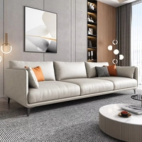 Salons et canapés, meubles de luxe, ensemble européen, design italien moderne, gris, salon