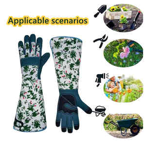 <span class=keywords><strong>Plante</strong></span> respirante lavable fleur hiver bras élastique chaleur à manches longues <span class=keywords><strong>toile</strong></span> résistant aux coups de couteau gants de jardin - Product Image 2