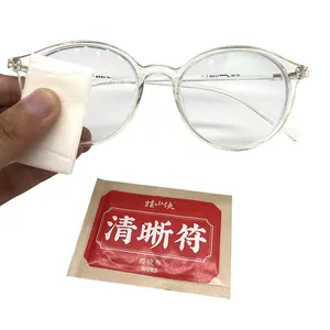 Desechable Universal 150 PCS/Box Gafas Limpieza Tejido húmedo Lentes antiniebla Toallitas para gafas