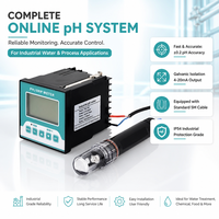 Yheng PH-501 Panel Mount PH-meter dengan RS485 MODBUS RTU dan Output Terisolasi 4-20mA untuk Pemantauan Perlindungan Lingkungan.