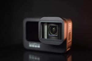 Objectif Cinéma Anamorphique Fisheye IBOOLO 1.55X au Design Populaire avec Revêtement Bleu pour GoPro 9 en Verre Optique Aluminium - Product Image 4