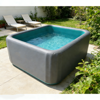 Nouvelle piscine gonflable durable pour enfants et adultes, personnalisée, portable, en tissu Drop Stitch DWF, grande piscine gonflable pour l'extérieur
