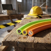 ROV Submarino Industrial de Cobre para Cable Ethernet y de Alimentación CAT5E/CAT6 Reforzado con Cubierta Flexible de PUR
