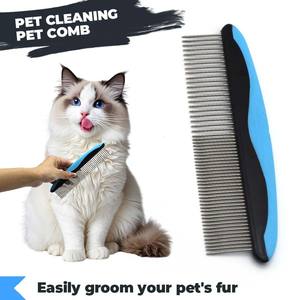 Kit di Toelettatura <span class=keywords><strong>per</strong></span> Animali 8-in-1 con Pettini e Spazzole in Acciaio Inox e Plastica, Tagliaunghie <span class=keywords><strong>per</strong></span> Cani, Gatti e Piccoli Animali, Colore Personalizzabile - Product Image 4