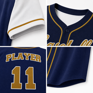 Maillot de baseball personnalisé pour homme, manches courtes, boutonné, coupe ample, uniforme d'équipe, vente en gros avec logo, nom, numéro et motif - Product Image 2