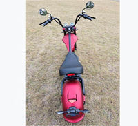 Scooter électrique Citycoco 2000W EEC COC avec amortisseur arrière, grande selle en alliage d'aluminium, batterie 60V, pour adultes, entrepôt UE