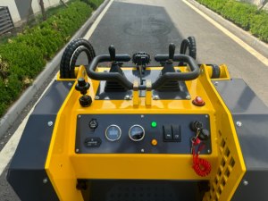 Archer tambahan mesin pemuat kemudi selip Mini dengan Hengli silinder hidrolik mesin bensin & kualitas Motor selip kemudi - Product Image 5