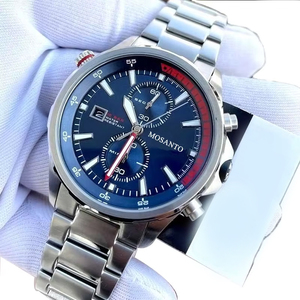 Montre de luxe pour homme à quartz HB1513823, affichage analogique en acier et cuir, haute qualité, pour les montres <span class=keywords><strong>Boss</strong></span> pour hommes - Product Image 1