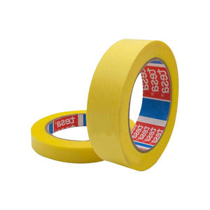 Cinta automotriz de <span class=keywords><strong>precio</strong></span> más bajo autorizada exclusiva de Tesa Cinta adhesiva de pintura automática de línea fina de papel plano amarillo - Product Image 1