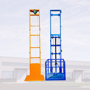 Elevador de Carga de Alta Velocidad, Elevador Vertical Hidráulico con Rieles, Plataforma Elevadora para Construcción - Product Image 4